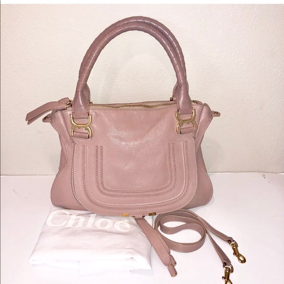 Chloe Handbags - Chloe Marcie 2way Rose Pink Satchel crossbody